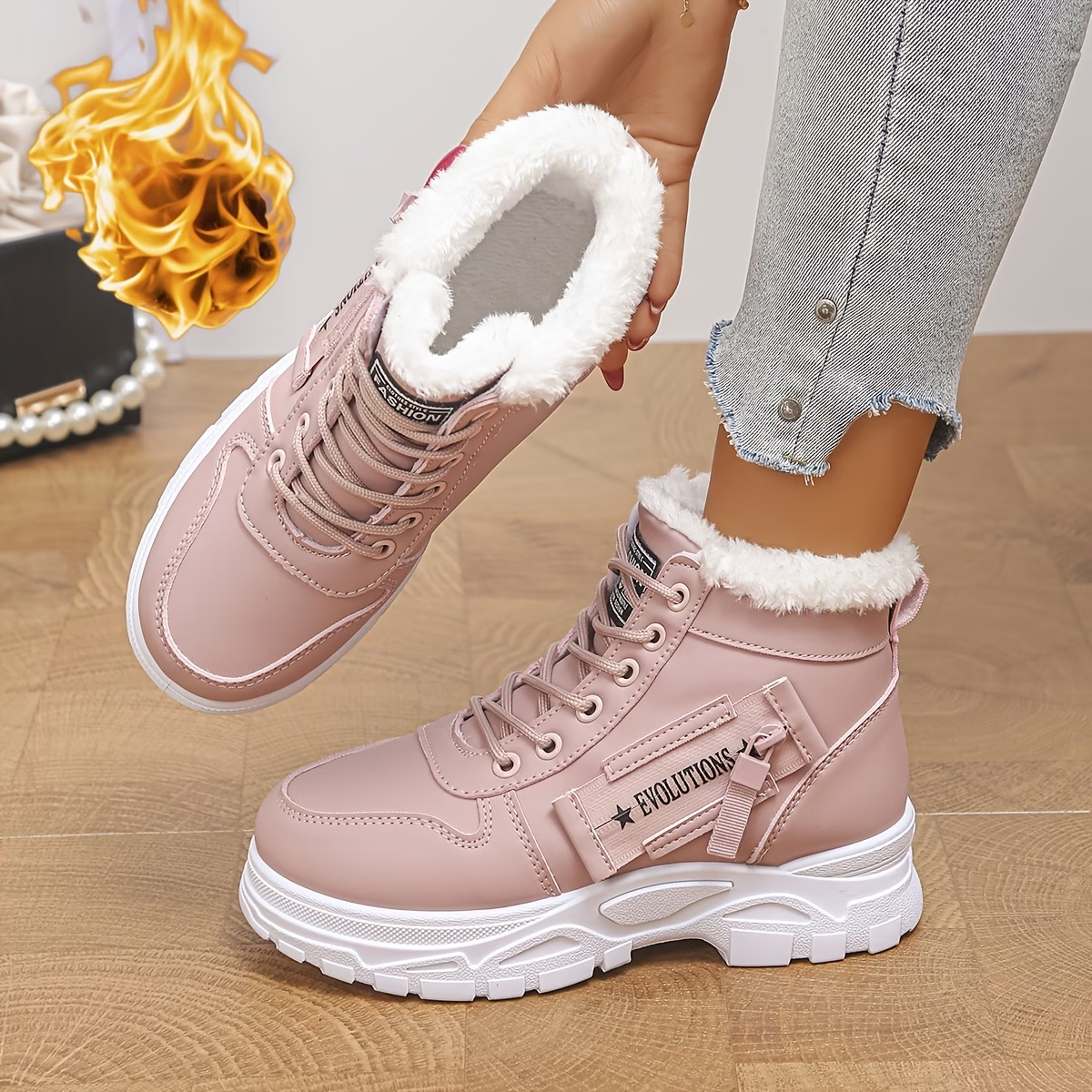 Marlene Lined Sneaker Boots — view 8