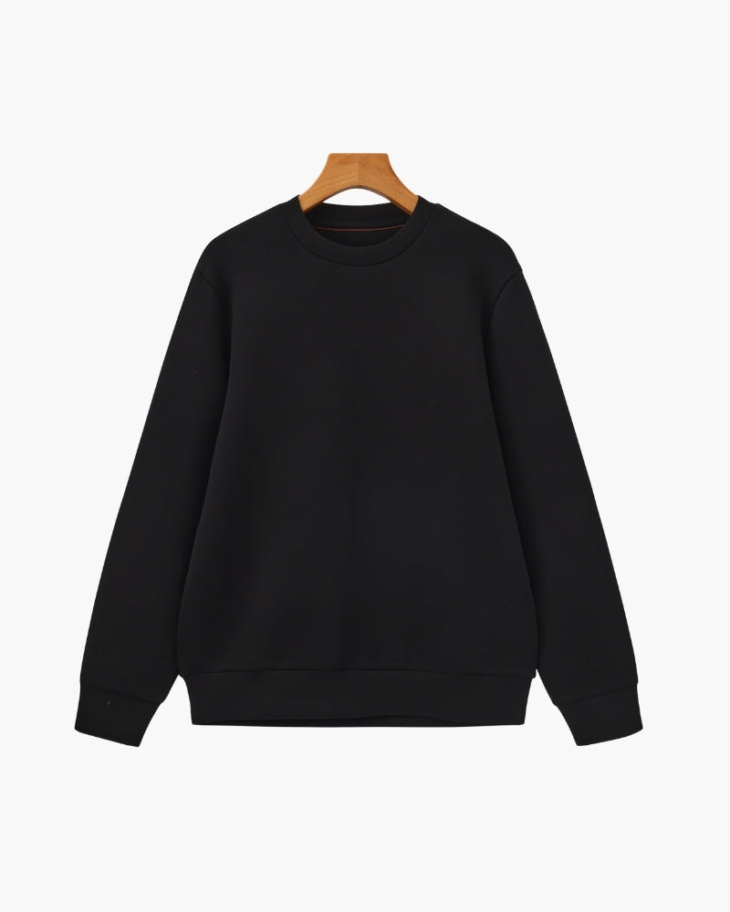 Montaren Classic Modal-Blend Crewneck Sweatshirt — view 1