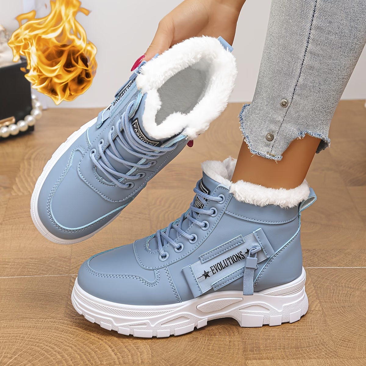 Marlene Lined Sneaker Boots — view 3