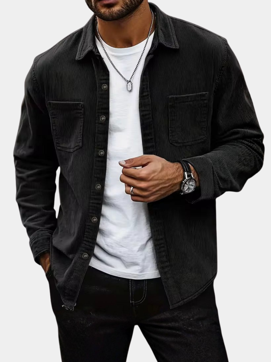 Lukas Men's Corduroy Overshirt — view 1
