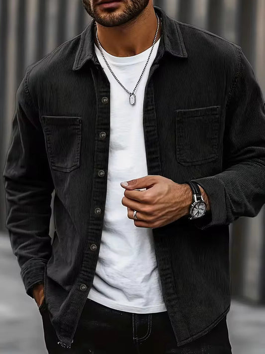 Lukas Men's Corduroy Overshirt — view 2
