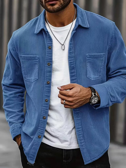 Lukas Men's Corduroy Overshirt — view 7