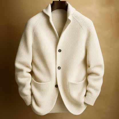Silvoro Men's Ribbed Cardigan — view 3