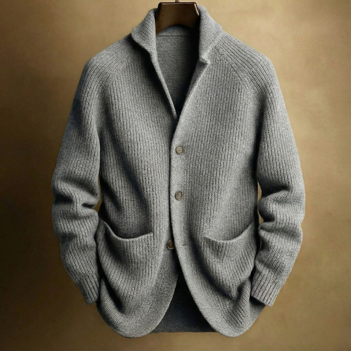 Silvoro Men's Ribbed Cardigan — view 5