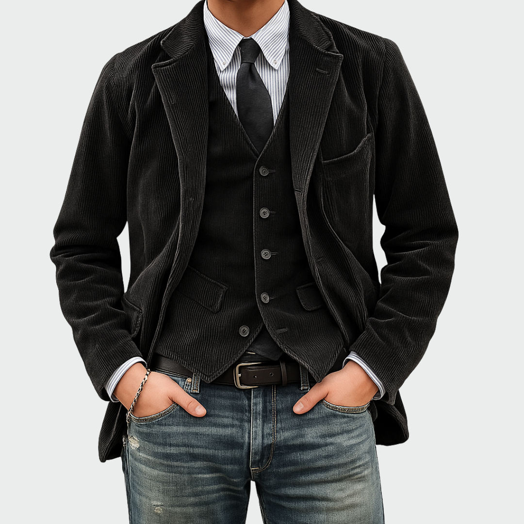Ulf Blazer and Vest Set — view 2