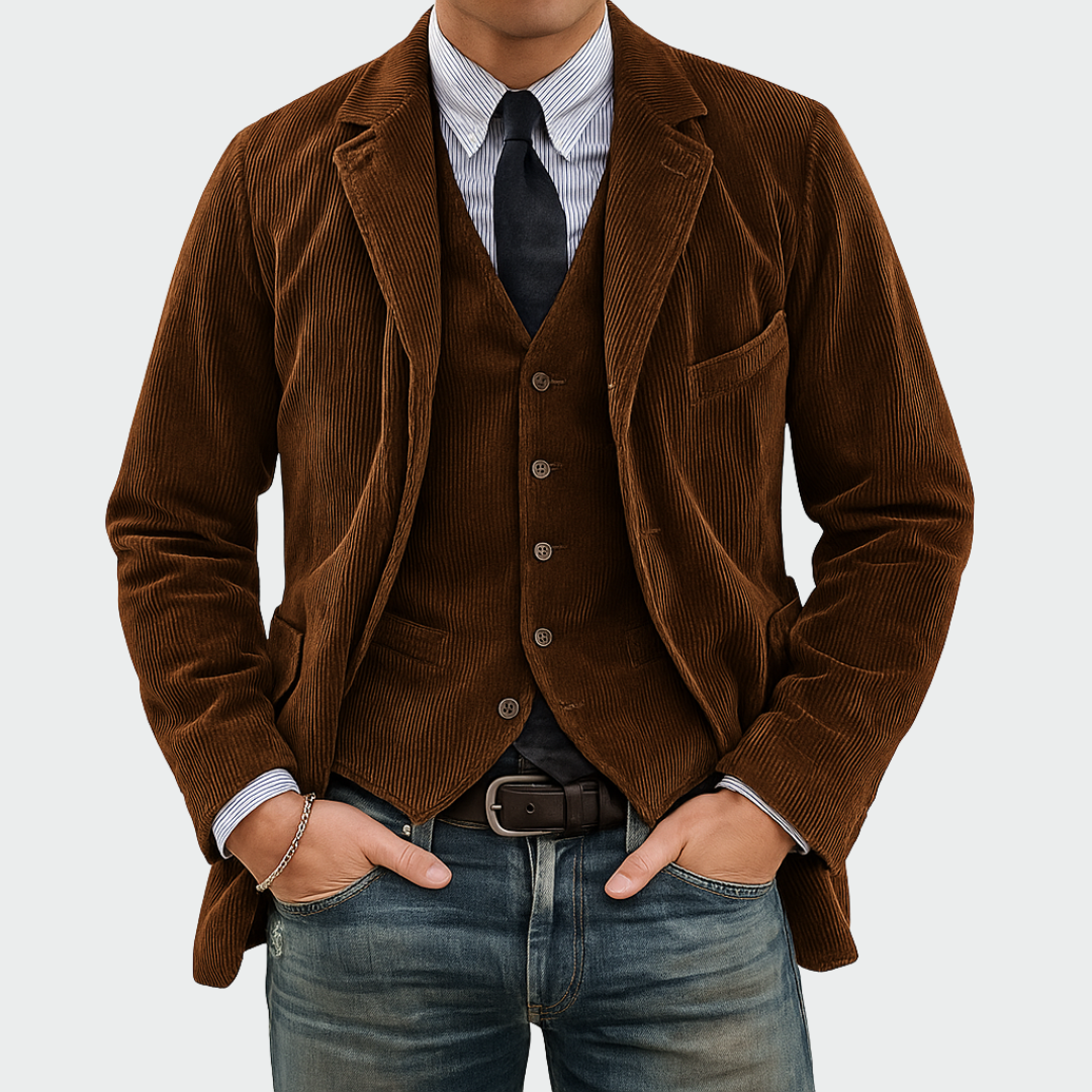 Ulf Blazer and Vest Set — view 3