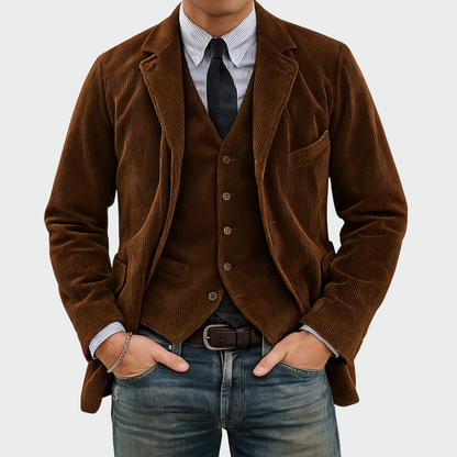 Ulf Blazer and Vest Set — view 3