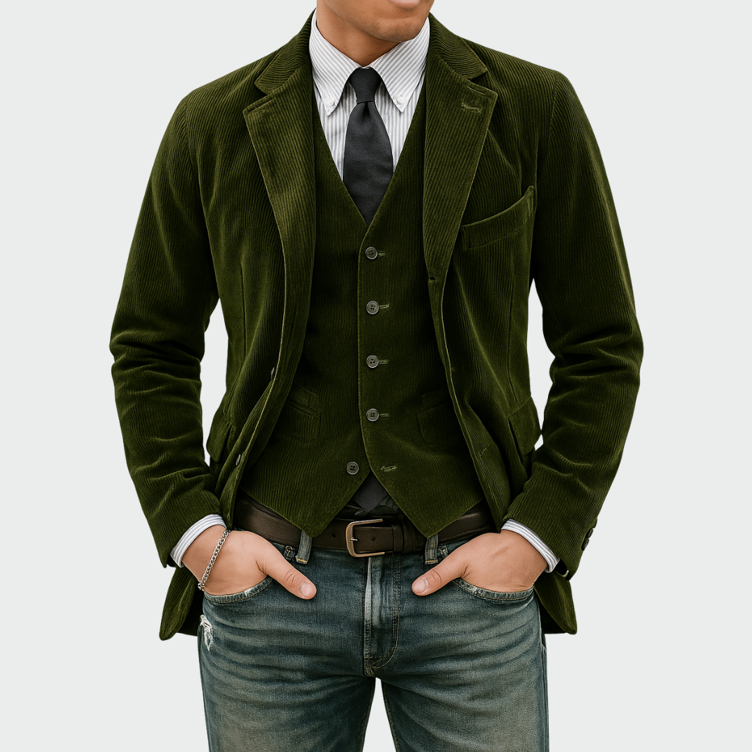 Ulf Blazer and Vest Set — view 4
