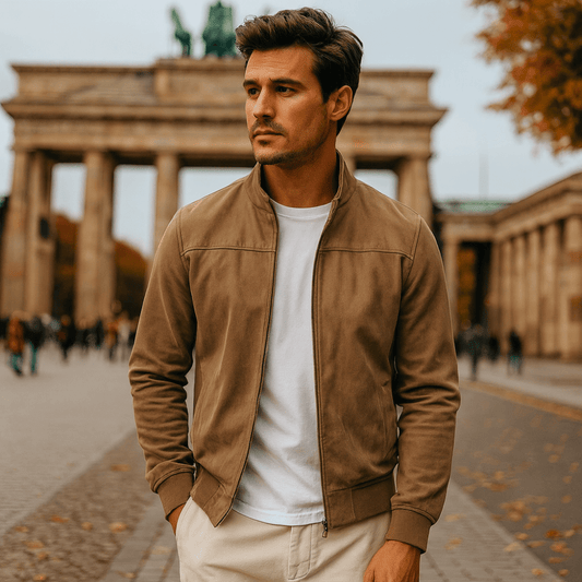 Matteo Classic Bomber Jacket — view 1