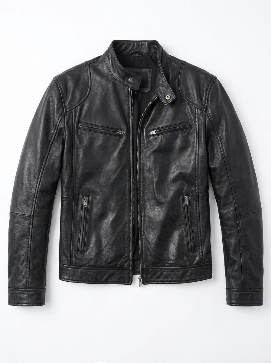 Felix Casual Leather Jacket — view 3