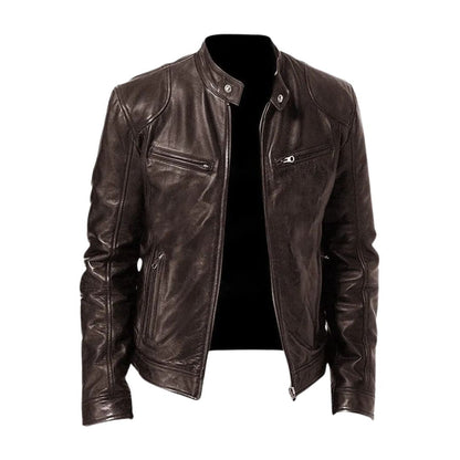 Felix Casual Leather Jacket — view 6
