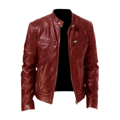 Felix Casual Leather Jacket — view 8