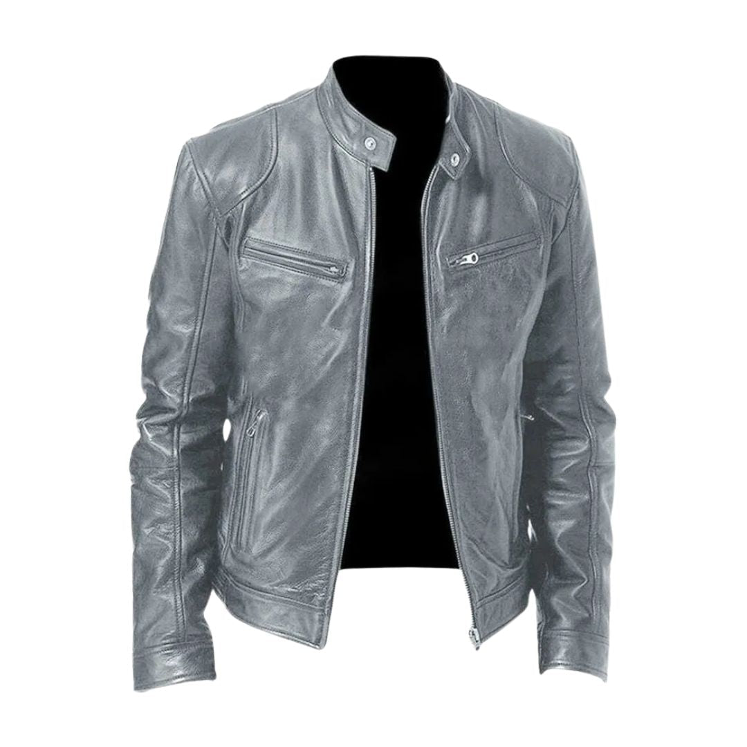 Felix Casual Leather Jacket — view 12