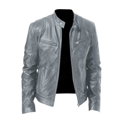 Felix Casual Leather Jacket — view 12