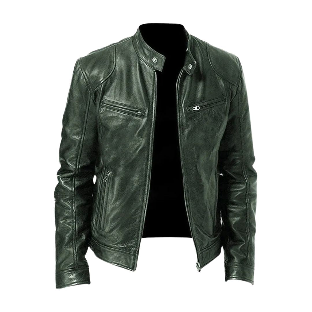 Felix Casual Leather Jacket — view 13