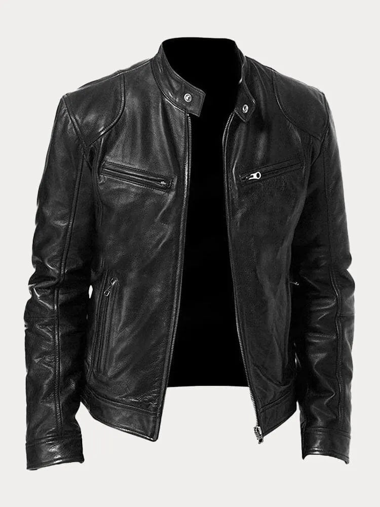 Felix Casual Leather Jacket — view 19