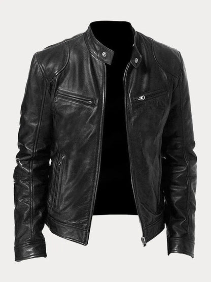 Felix Casual Leather Jacket — view 19