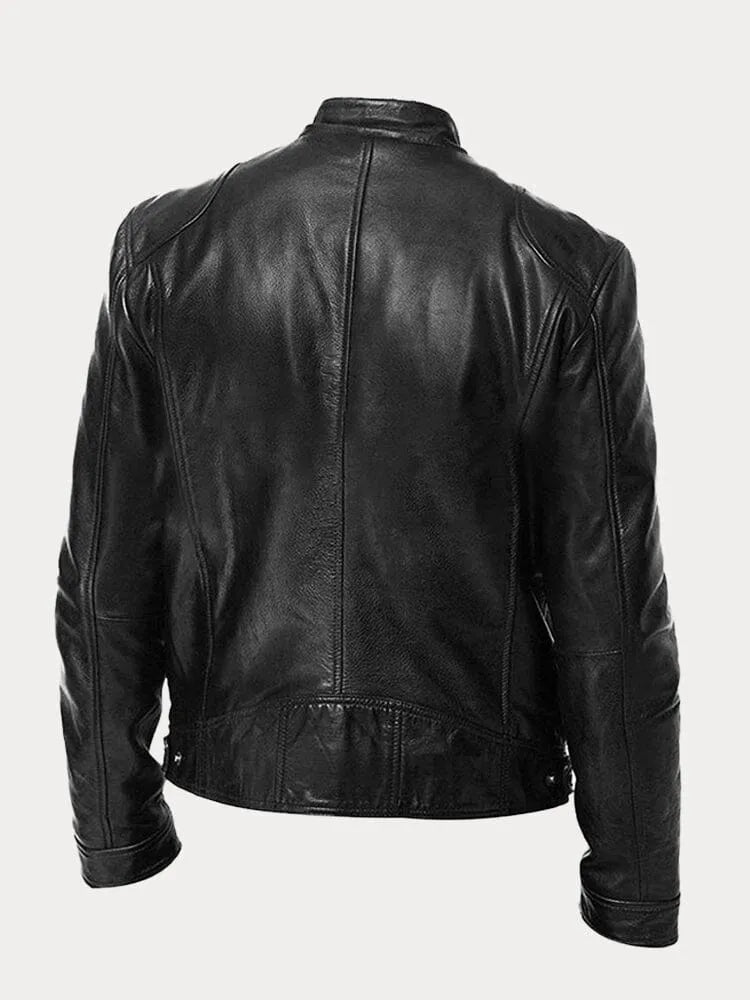 Felix Casual Leather Jacket — view 20