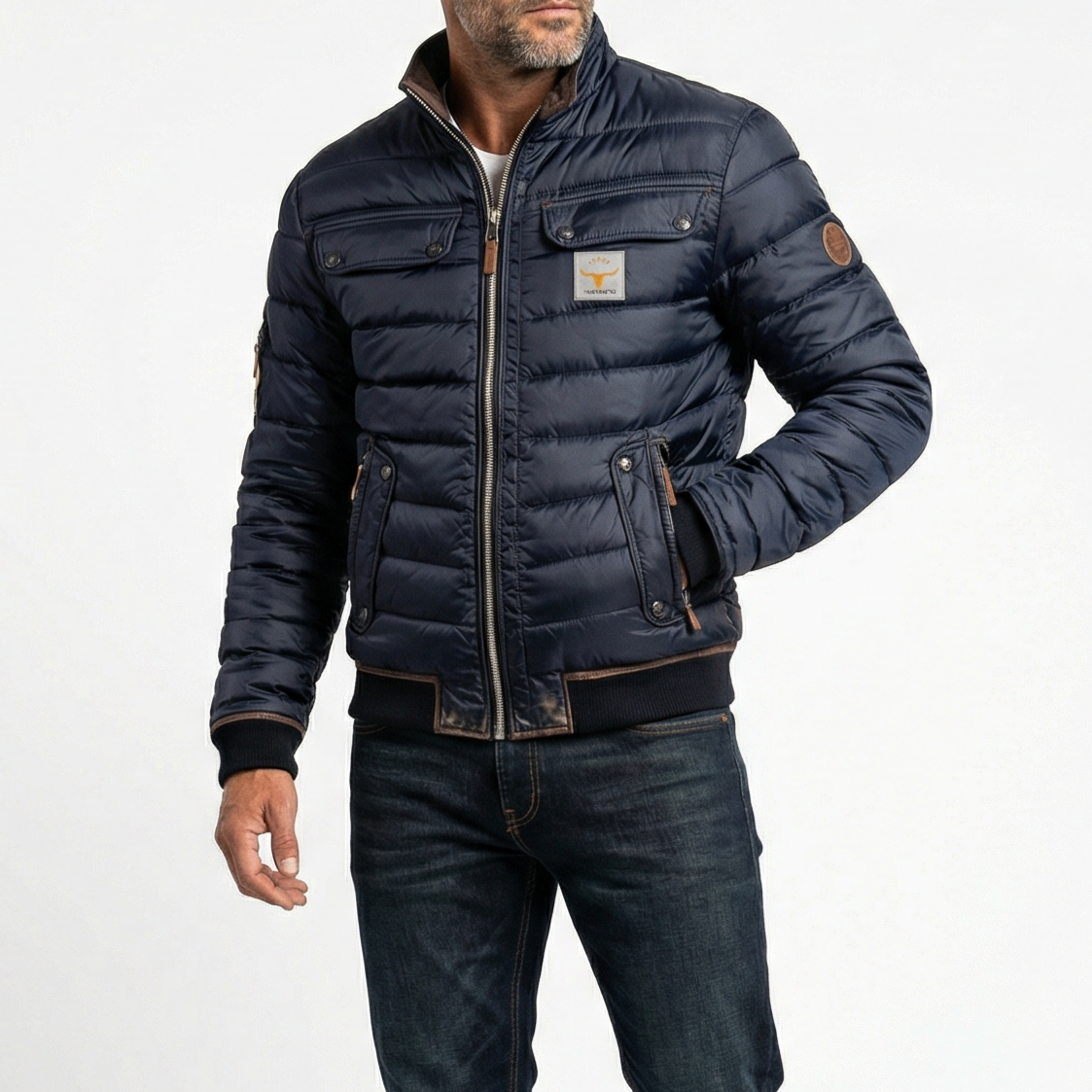 Matthias Vintage-Style Transitional Jacket — view 1