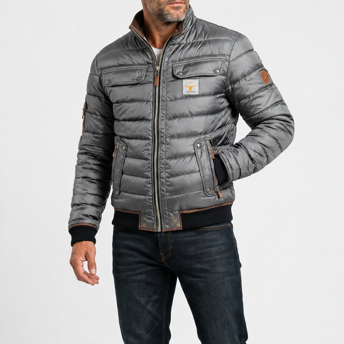 Matthias Vintage-Style Transitional Jacket — view 3