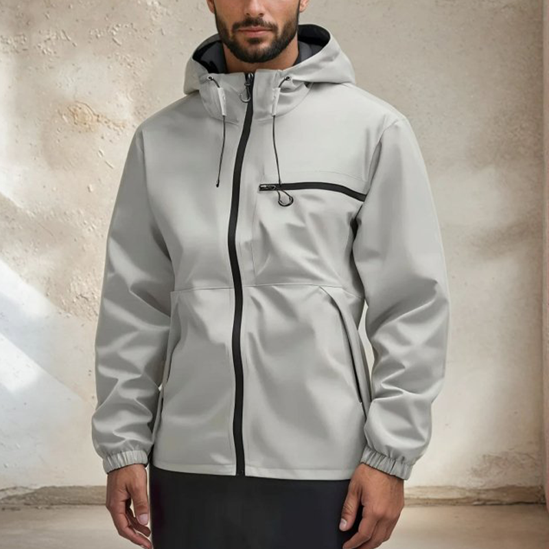 Men's Solid-Color Outdoor Jacket — view 1
