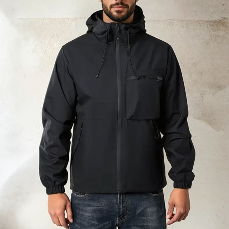 Men's Solid-Color Outdoor Jacket — view 2