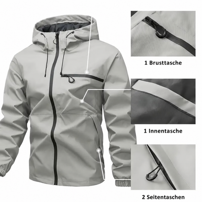 Men's Solid-Color Outdoor Jacket — view 8