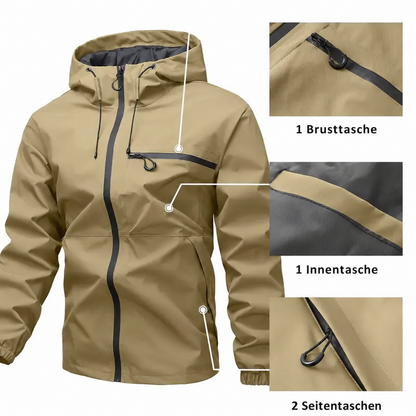 Men's Solid-Color Outdoor Jacket — view 10