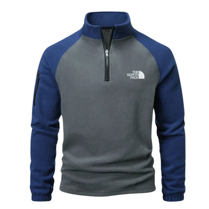 Men's Quarter-Zip Microfleece Pullover — view 1