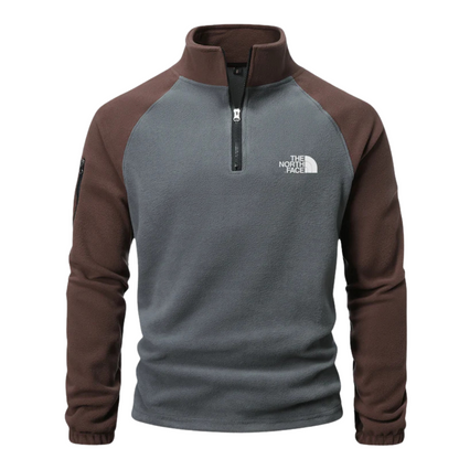 Men's Quarter-Zip Microfleece Pullover — view 3