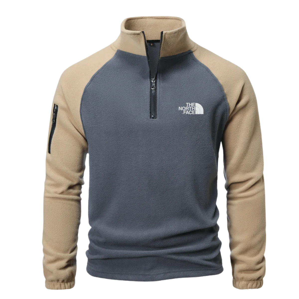 Men's Quarter-Zip Microfleece Pullover — view 4