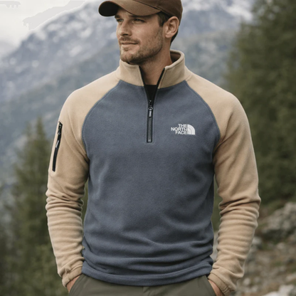 Men's Quarter-Zip Microfleece Pullover — view 6