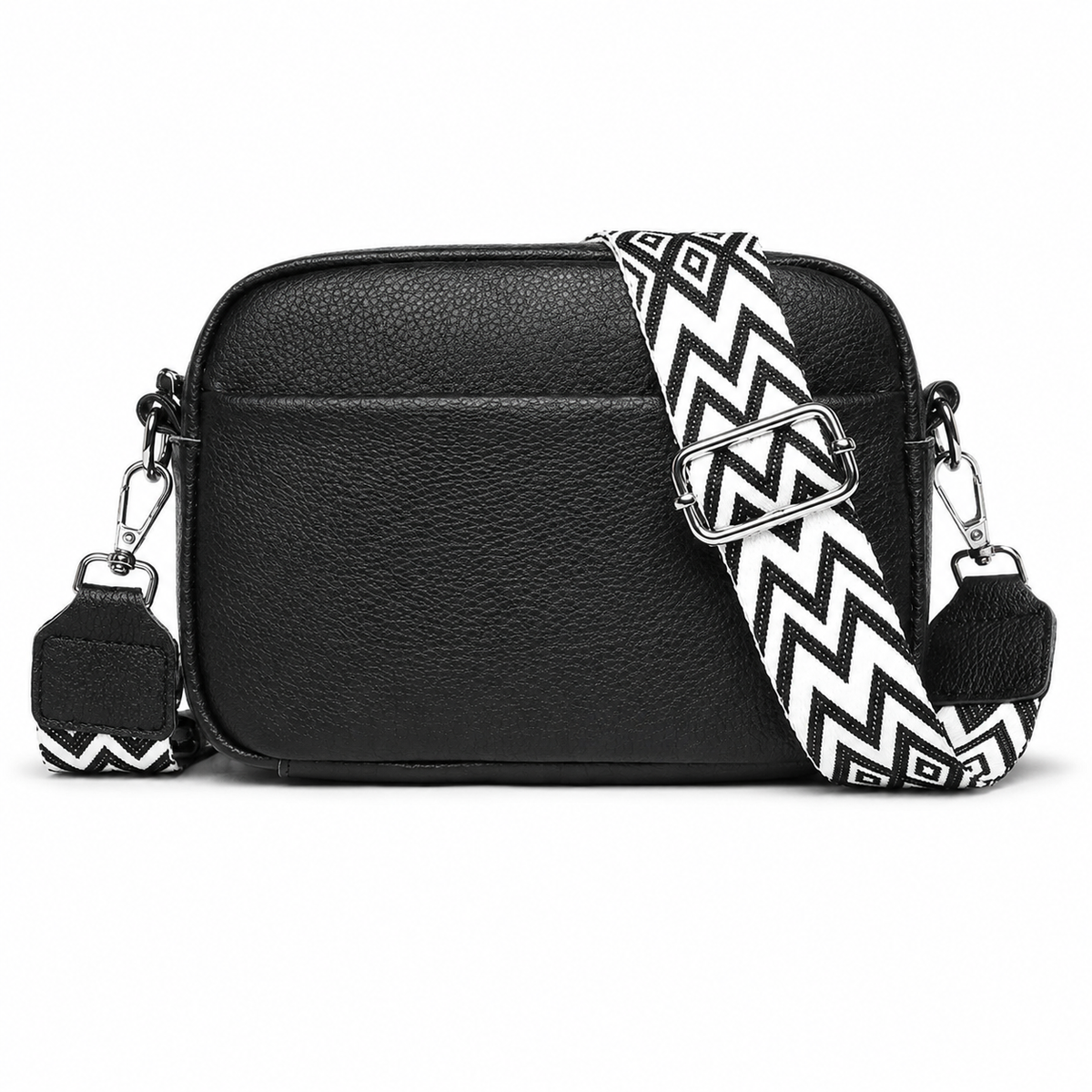 Emilia Patterned-Strap Crossbody Bag — view 3