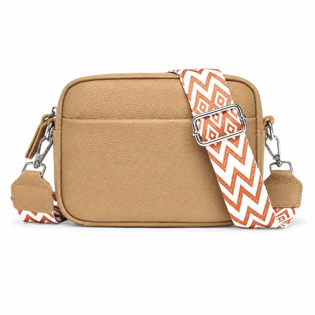 Emilia Patterned-Strap Crossbody Bag — view 4