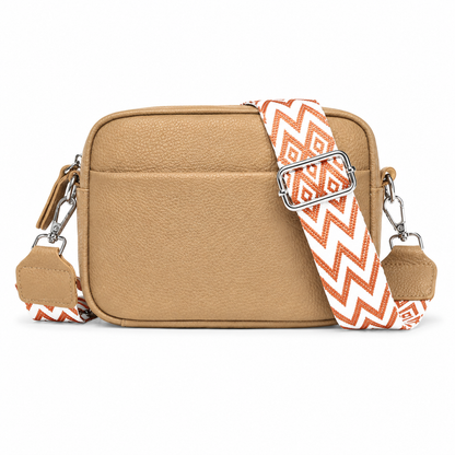 Emilia Patterned-Strap Crossbody Bag — view 4