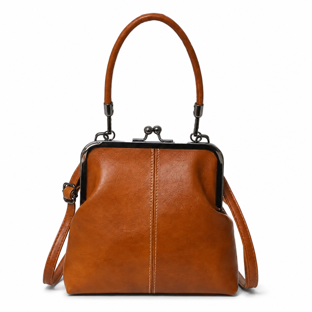 Erika Frame-Clasp Handbag — view 6
