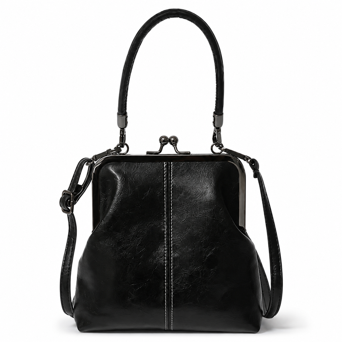 Erika Frame-Clasp Handbag — view 7