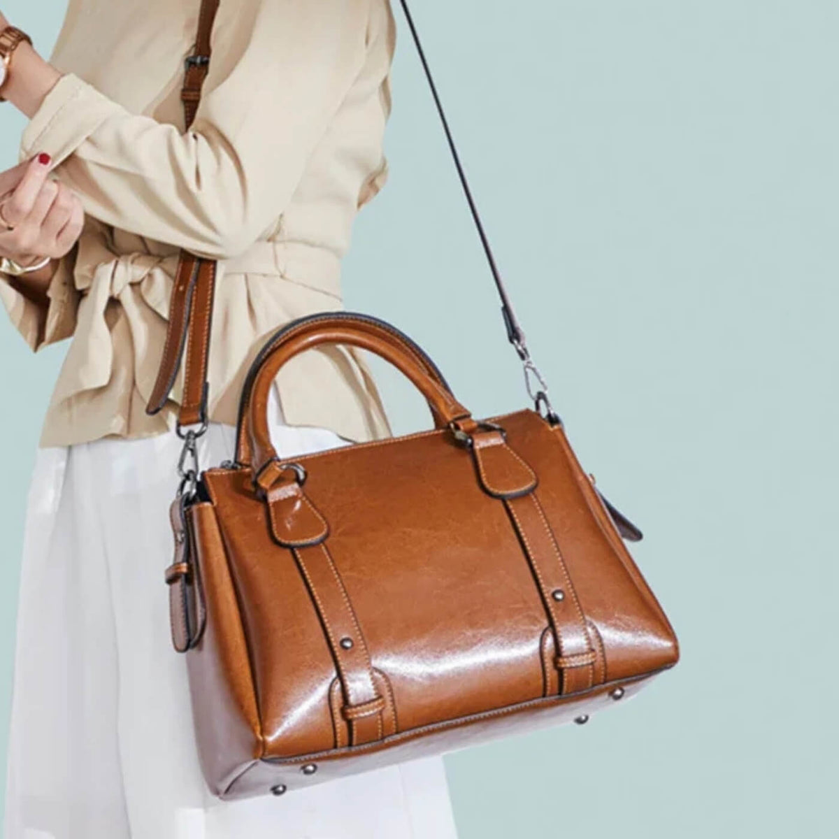 Lotte Zip-Top Handbag — view 2