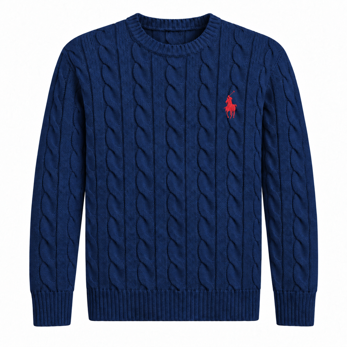 Classic Cable-Knit Sweater — view 3