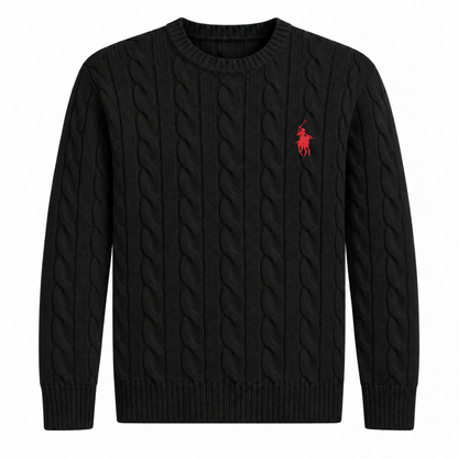 Classic Cable-Knit Sweater — view 5