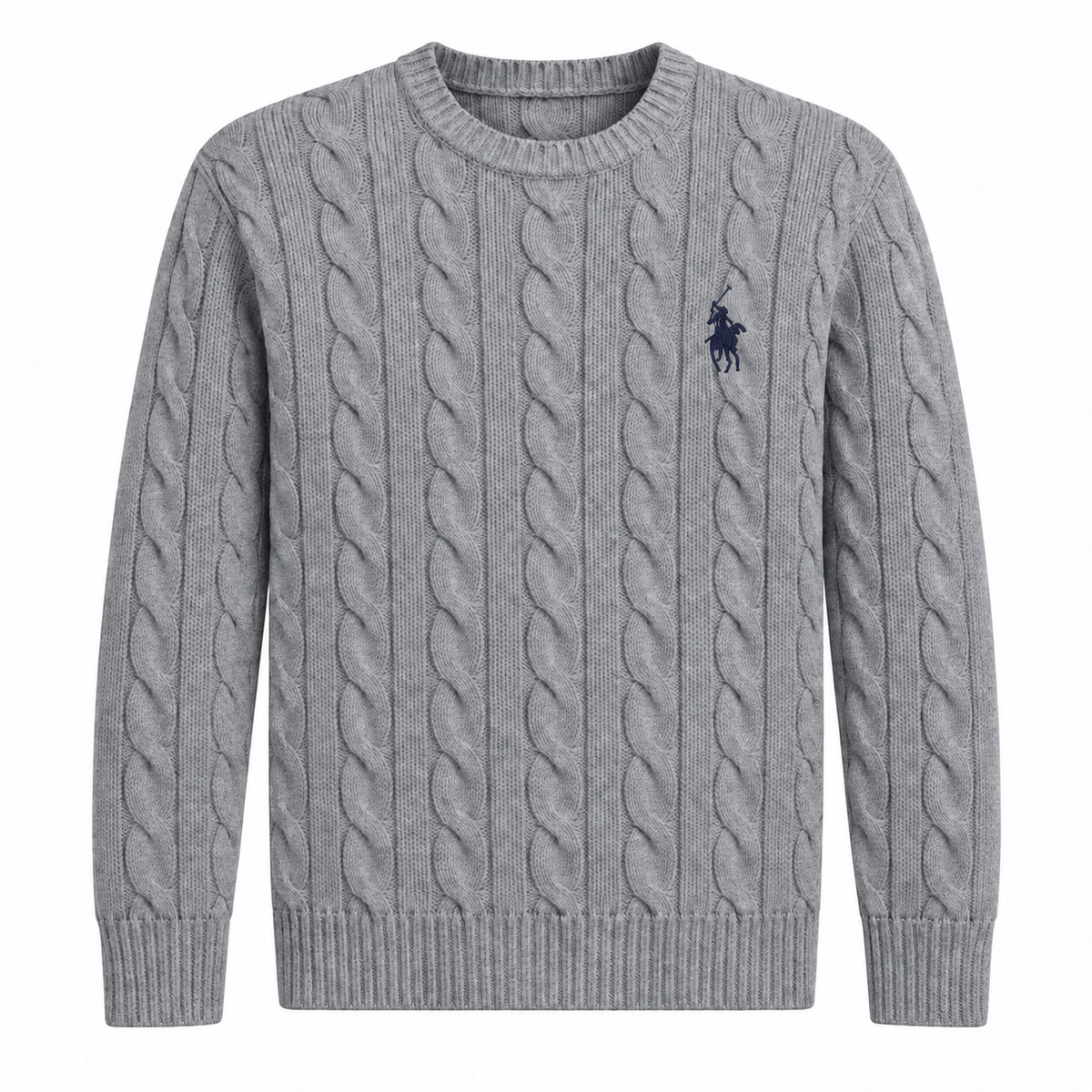 Classic Cable-Knit Sweater — view 6