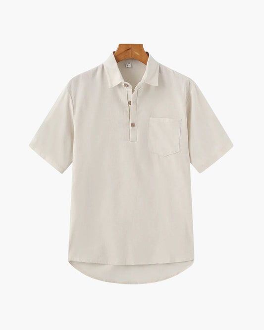 Montaren Casablanca Linen Polo — view 1