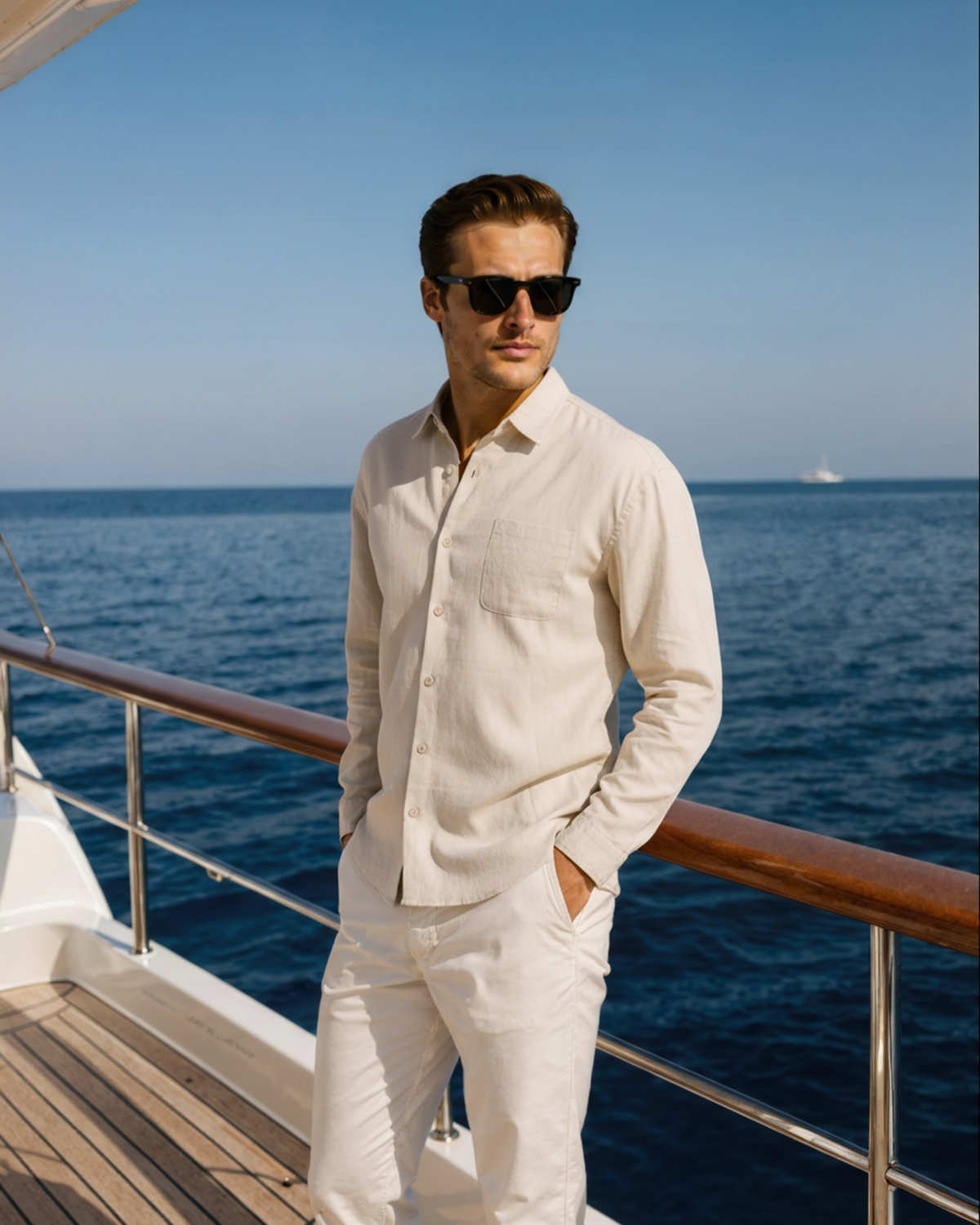 Montaren Cape Town 100% Linen Shirt — view 1