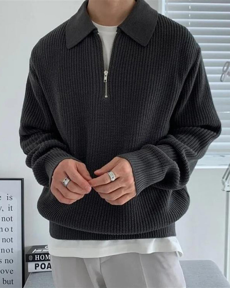 Montaren Cesare Half-Zip Sweater — view 1