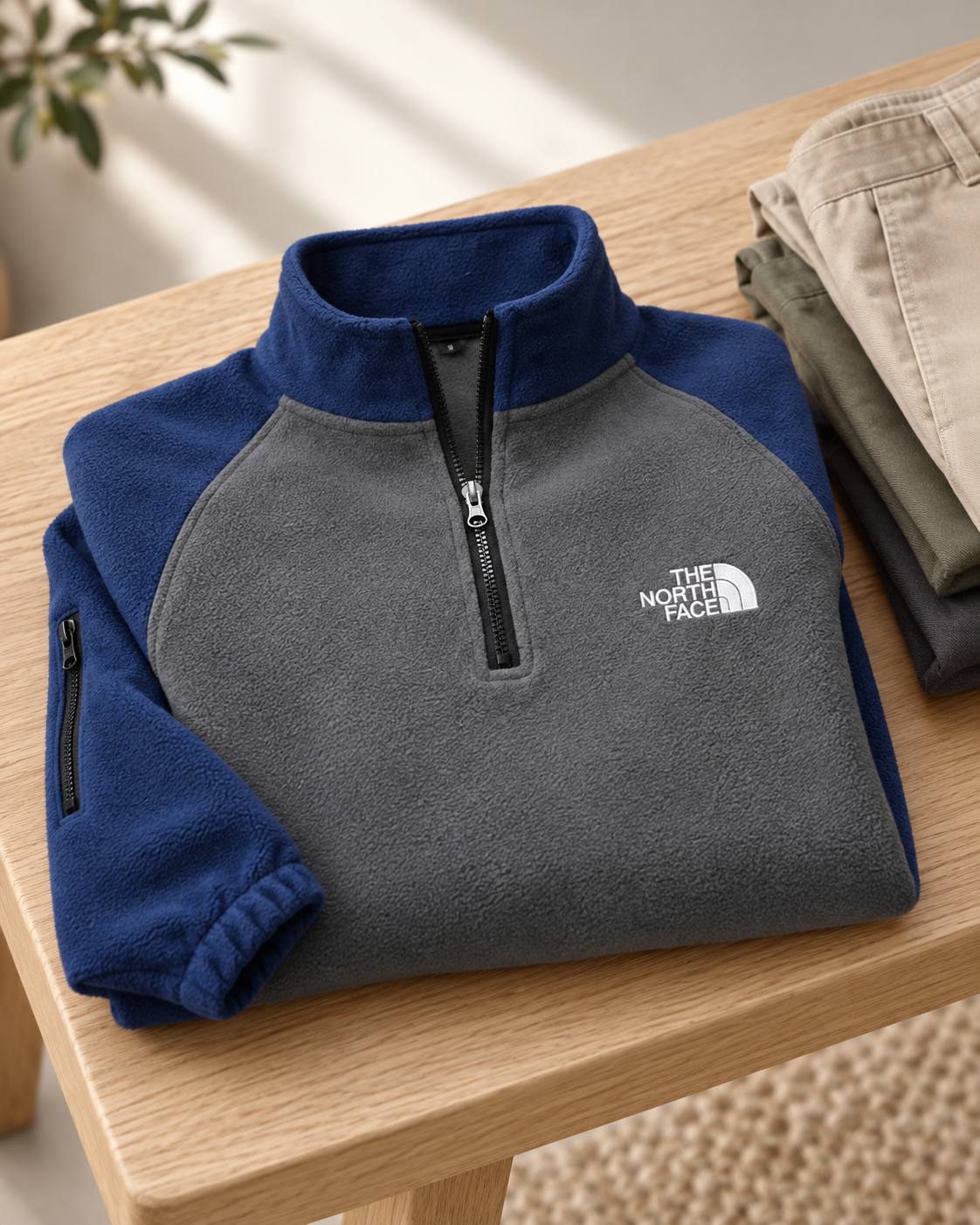 Men’s Quarter-Zip Microfleece Pullover — product detail