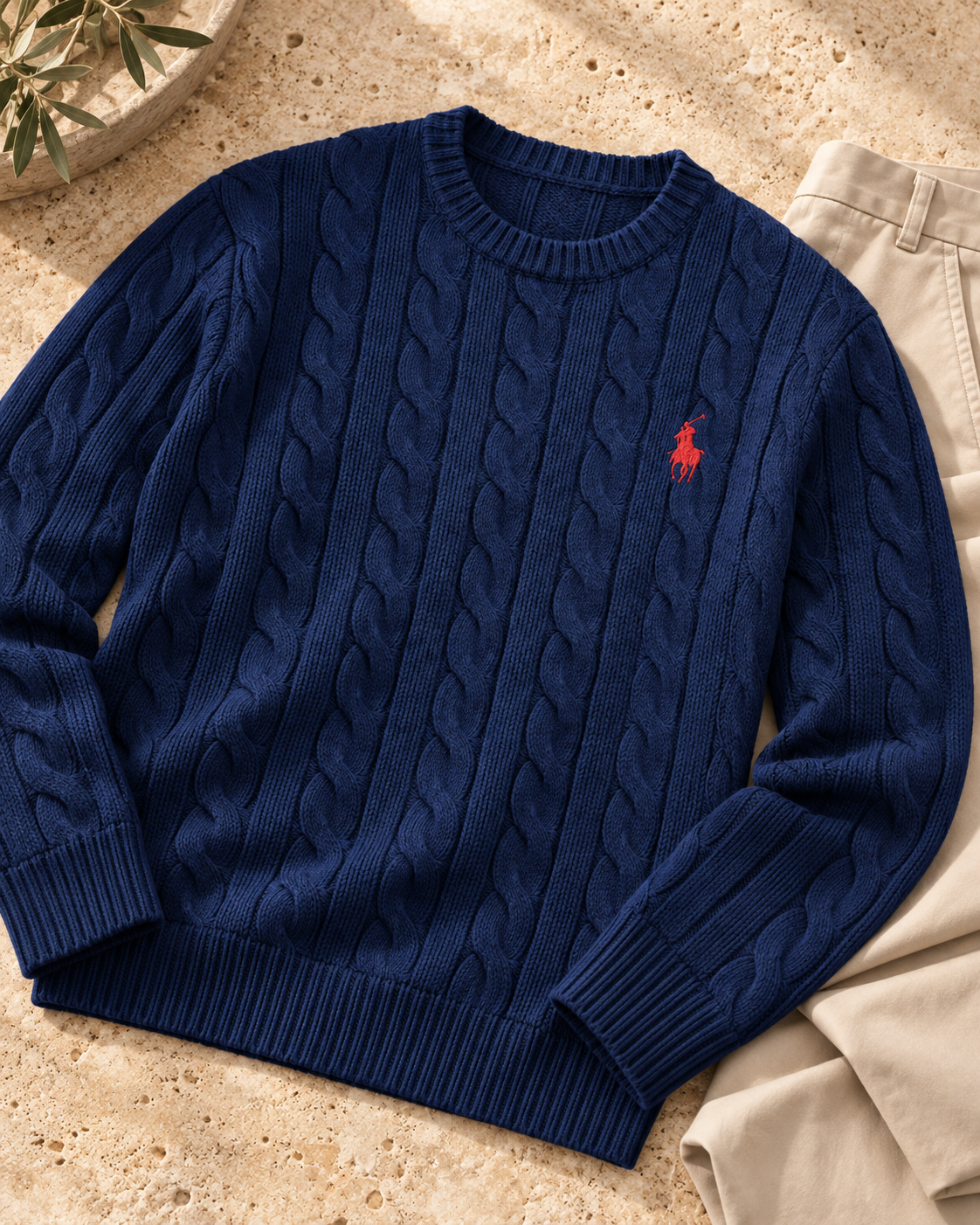 Classic Cable-Knit Sweater — product detail